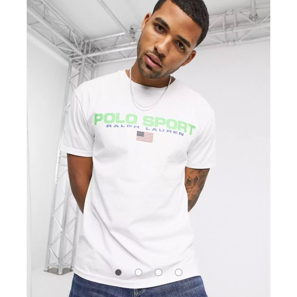 Ralph Lauren Other - Polo Sport Ralph Lauren Flag Logo Short Sleeve T-shirt Size Large White